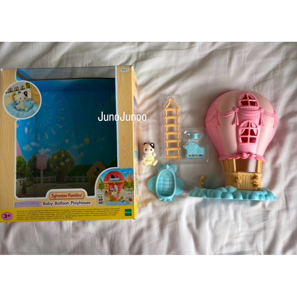 preloved sylvanian families baby balloon playhouse