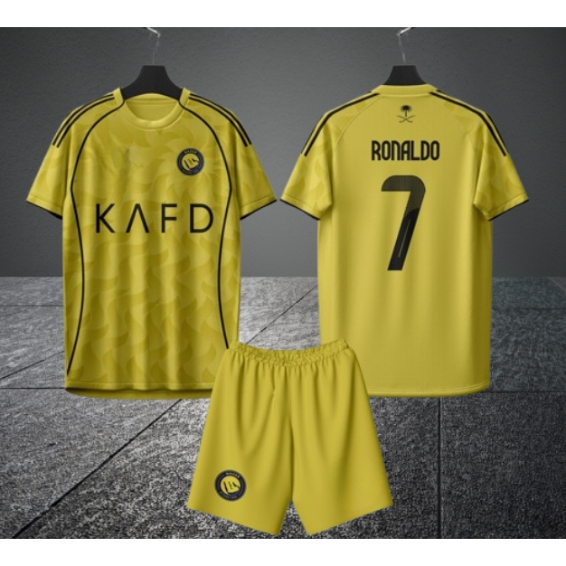 TABRIIZ JERSEY UNISEX STREETWEAR BOXY RUGBY VINTAGE CASUAL TSA PLAYER ISSUE AL NASSR HOME 2025 2026_