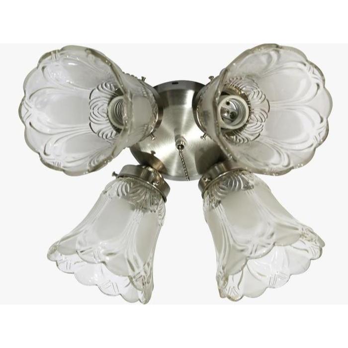 Light Kit / Lampu Hias F410 MT.EDMA Kaca Lampu Gantung Kipas Angin EDMA