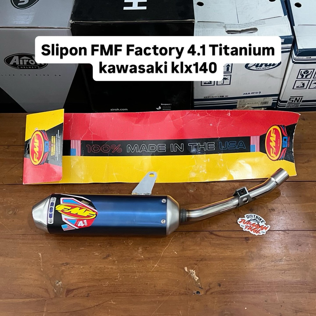 SLIPON FMF FACTORY 4.1 KLX140 R RF ORIGINAL