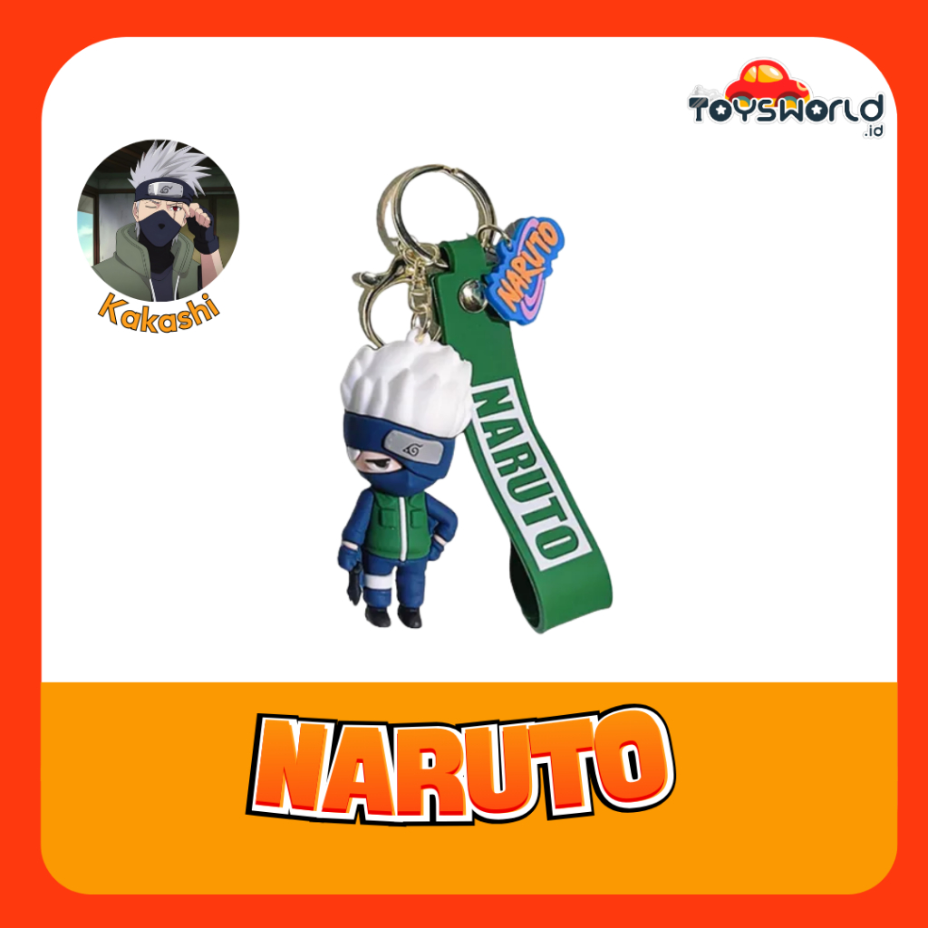 Keychain Naruto Kakashi - Gantungan Kunci