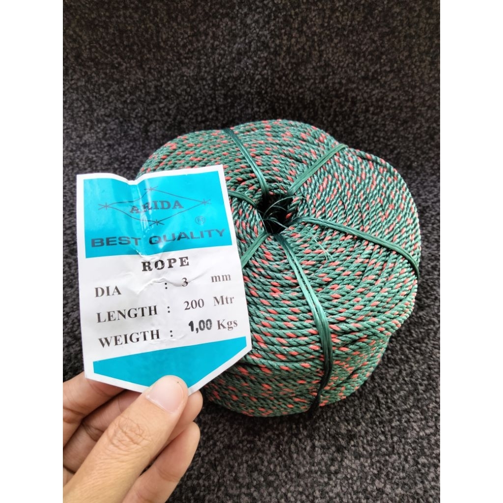 Tambang Arida 3 mm (200 meter)