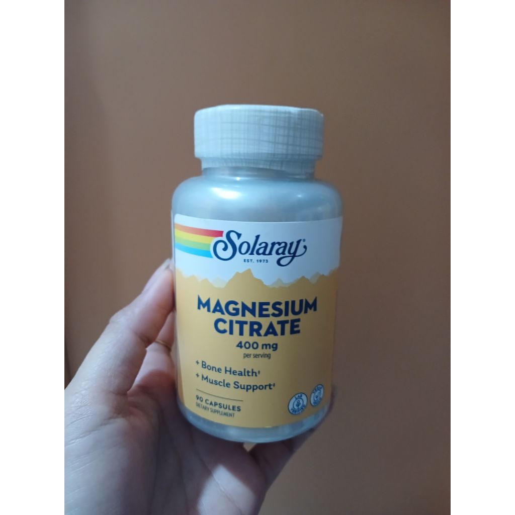 Solaray Magnesium Citrate 400mg 90 Capsules