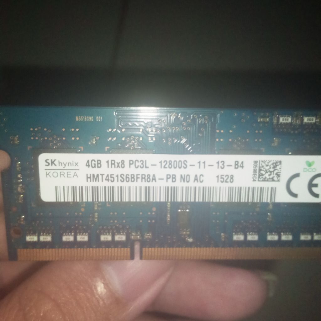 Ram laptop 4GB PC3L 12800s TERMURAH