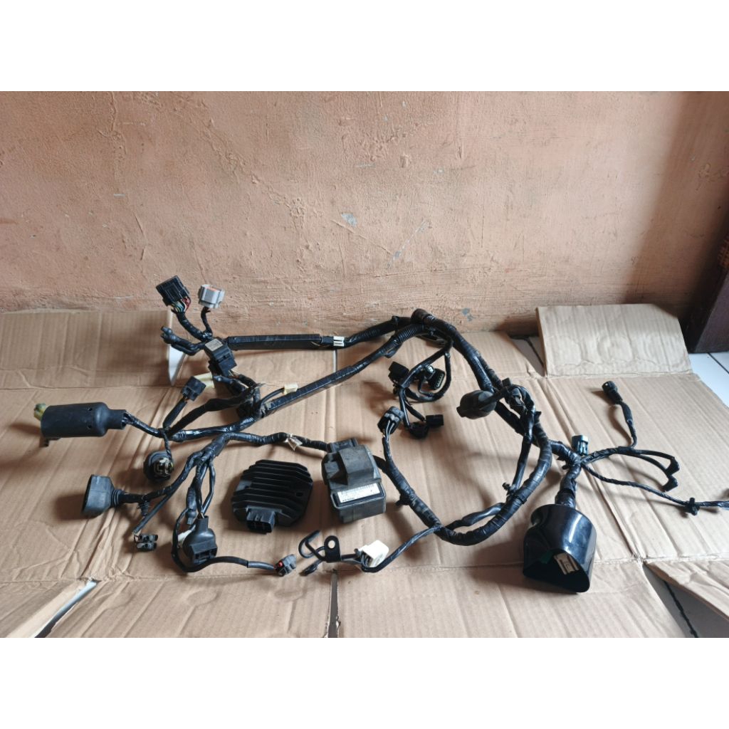 Kabel body set ecu cdi pengapian ACG Ninja RR mono Z250SL original copotan