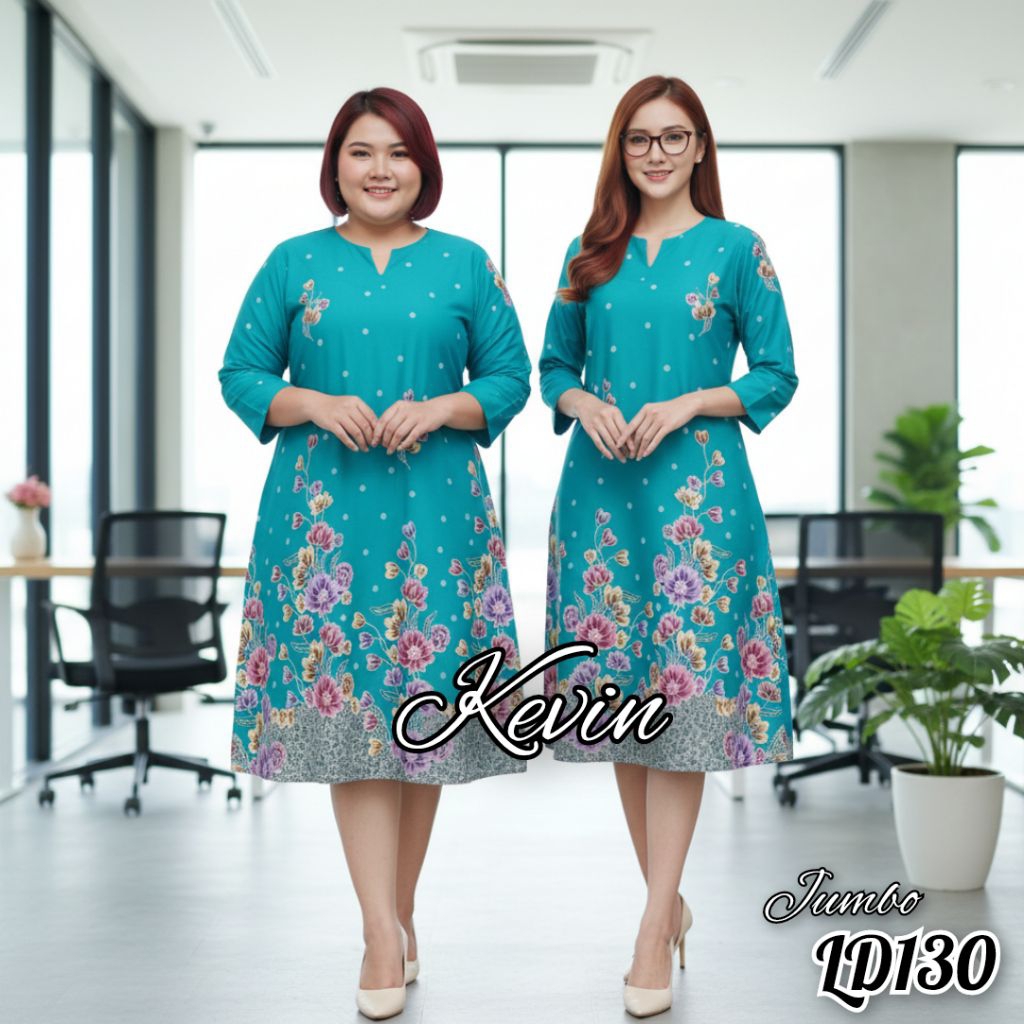 TUNIK BATIK WANITA MODERN SIMPEL ANGGUN JUMBO LD 120