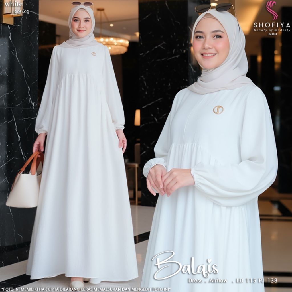 Shofiya - Balqis Dress Wanita Airflow