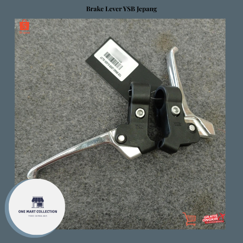 Brake Lever YSB Jepang Alloy Vintange Chrome Klasik - Hitam