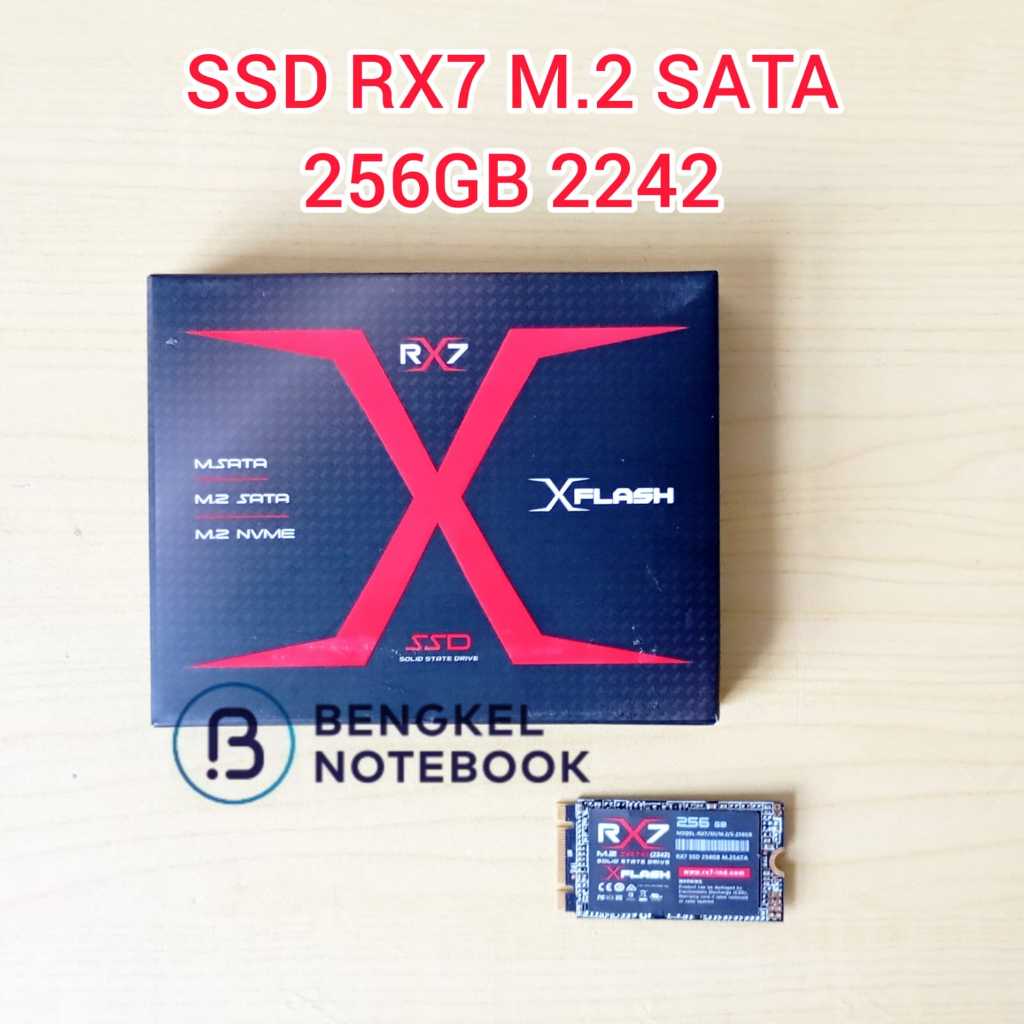 SSD RX7 M2 SATA 256GB 2242 M.2 SATA Kecil Pendek