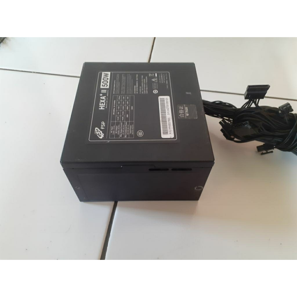 Psu Power Supply FSP Hexa II 500W 80+