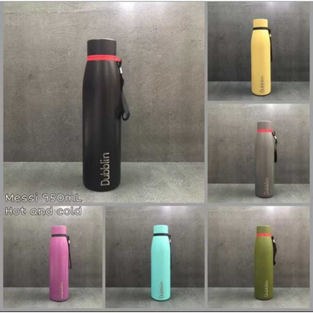 Tumbler Vacuum Dubblin Messi 950ML  Stainless Steel SUS 304 / Tumbler Hot & Cool