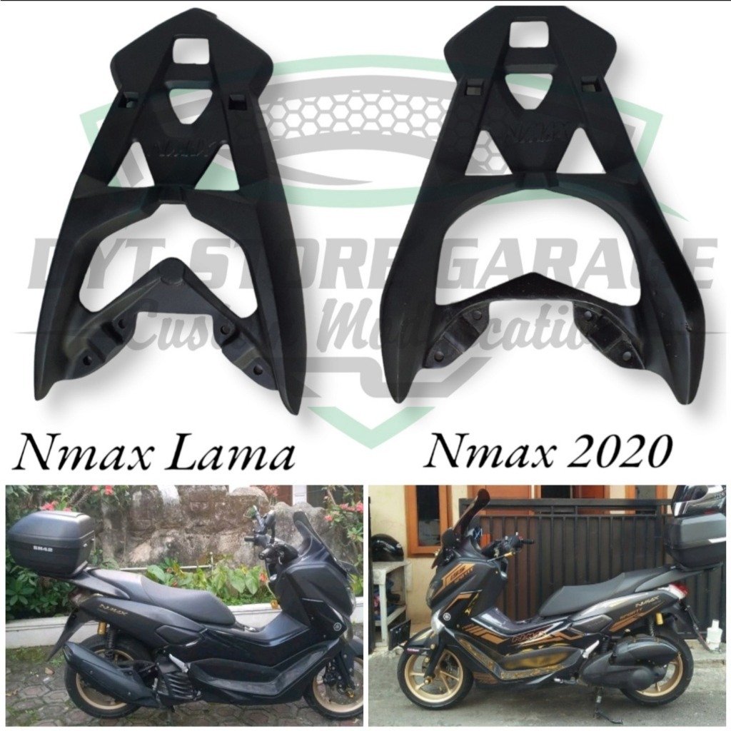 Behel Box Bintang Variasi Yamaha Nmax Lama & Nmax 2020 | Breket Box Bintang | Perlengkapan Touring