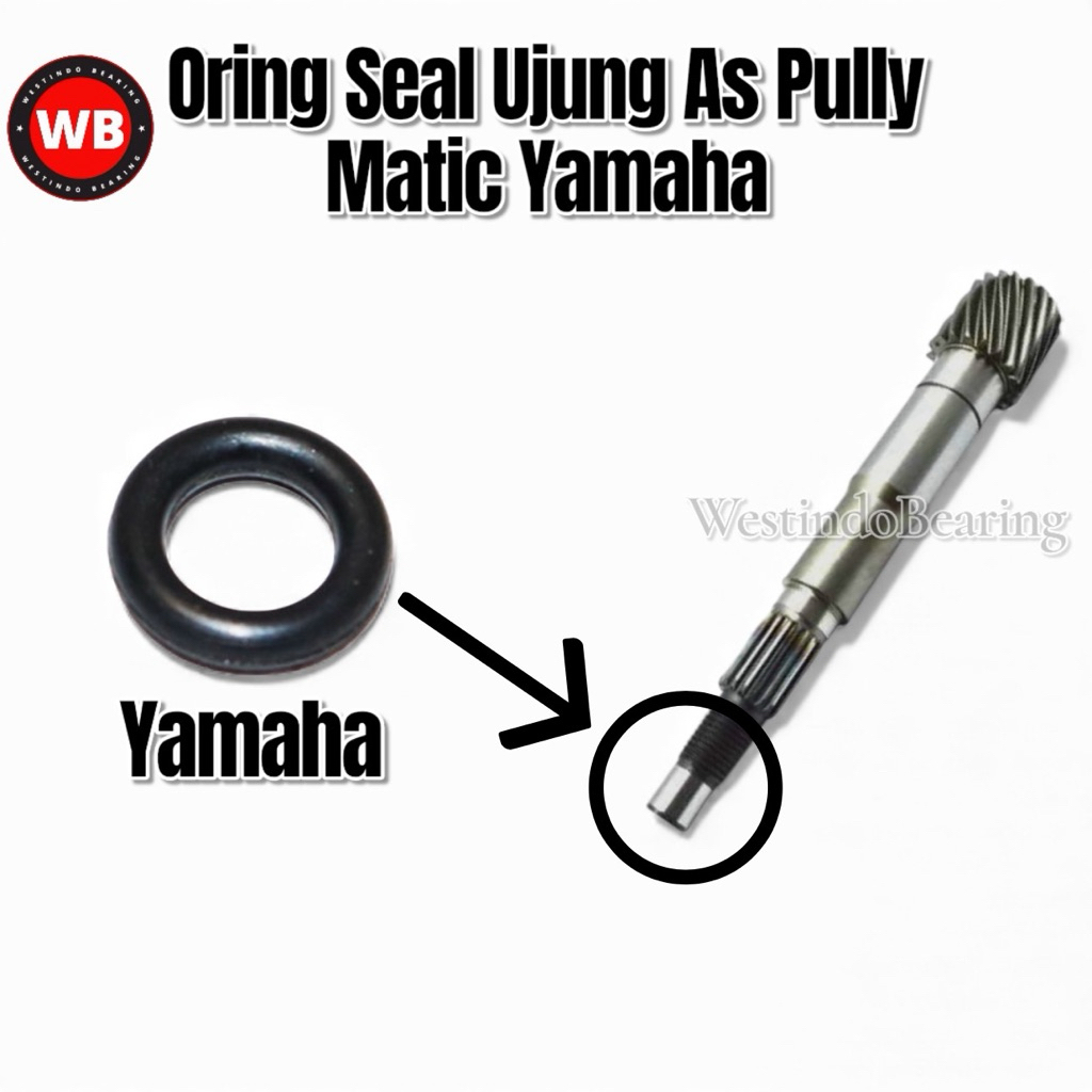 Oring Seal Ujung As Pully Motor Matic Yamaha