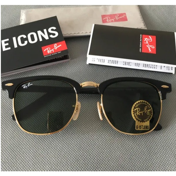 Kacamata RayBan Clubmaster RB3016 BLACK