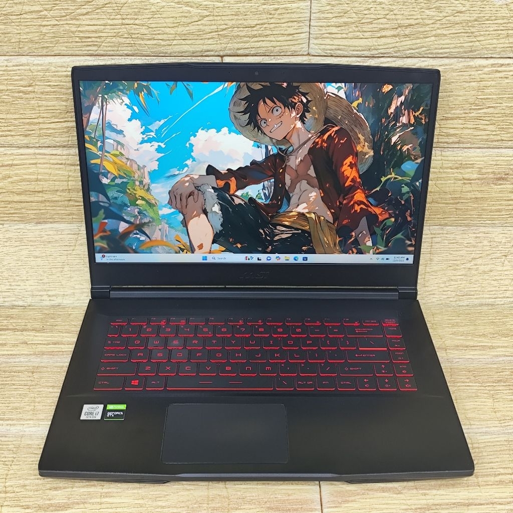 Laptop 2nd GM MSI GF63 THIN 10SCSR Core i7-10750H RAM 8GB SSD 512GB GTX 1650 TI