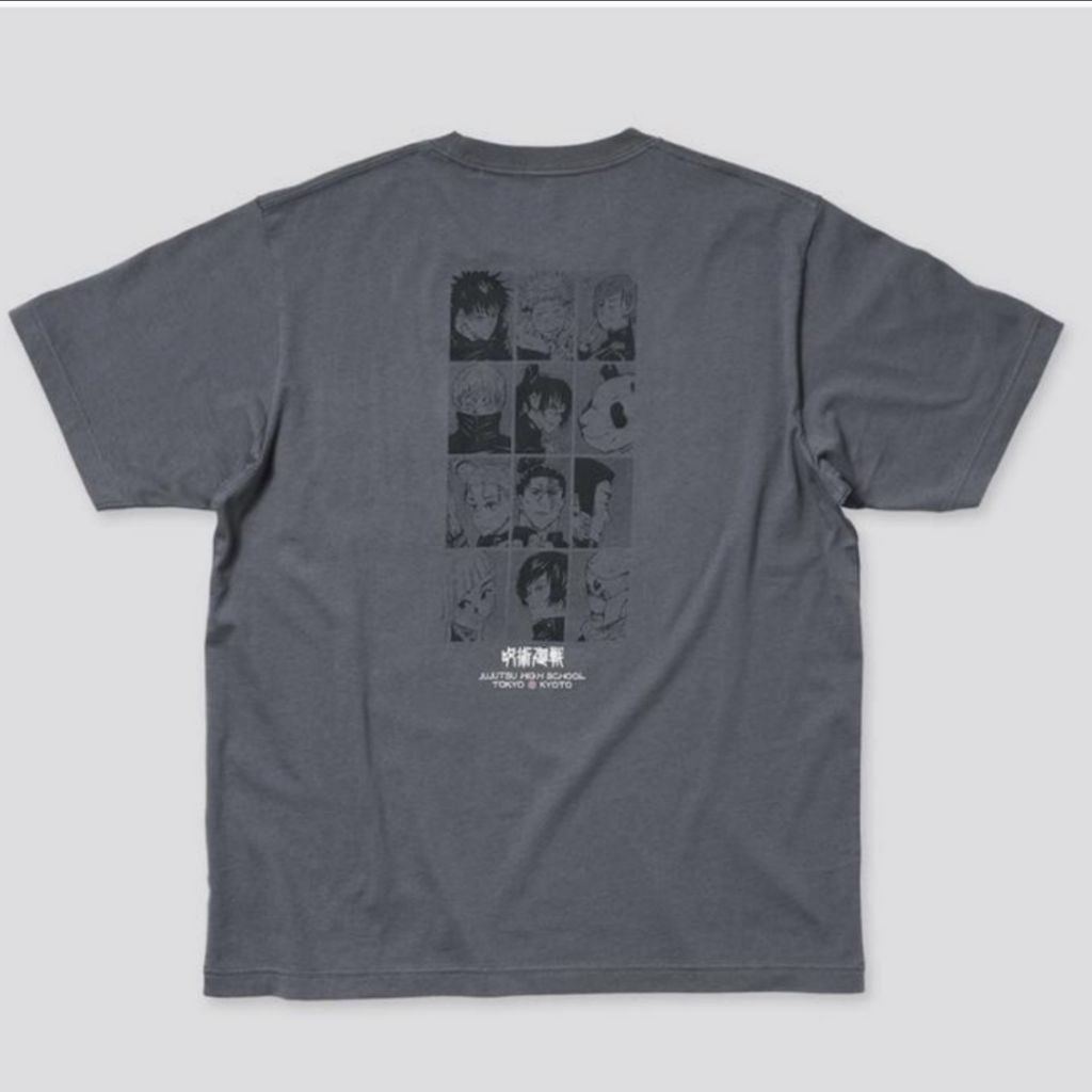 kaos uniqlo Jujutsu kaisen