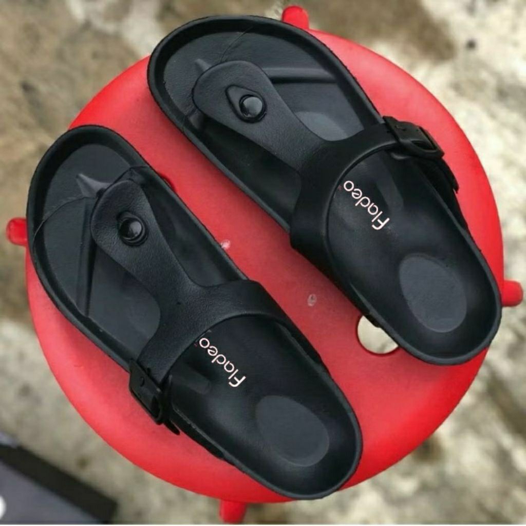 Sandal fladeo pria wanita Sendal jepit full karet