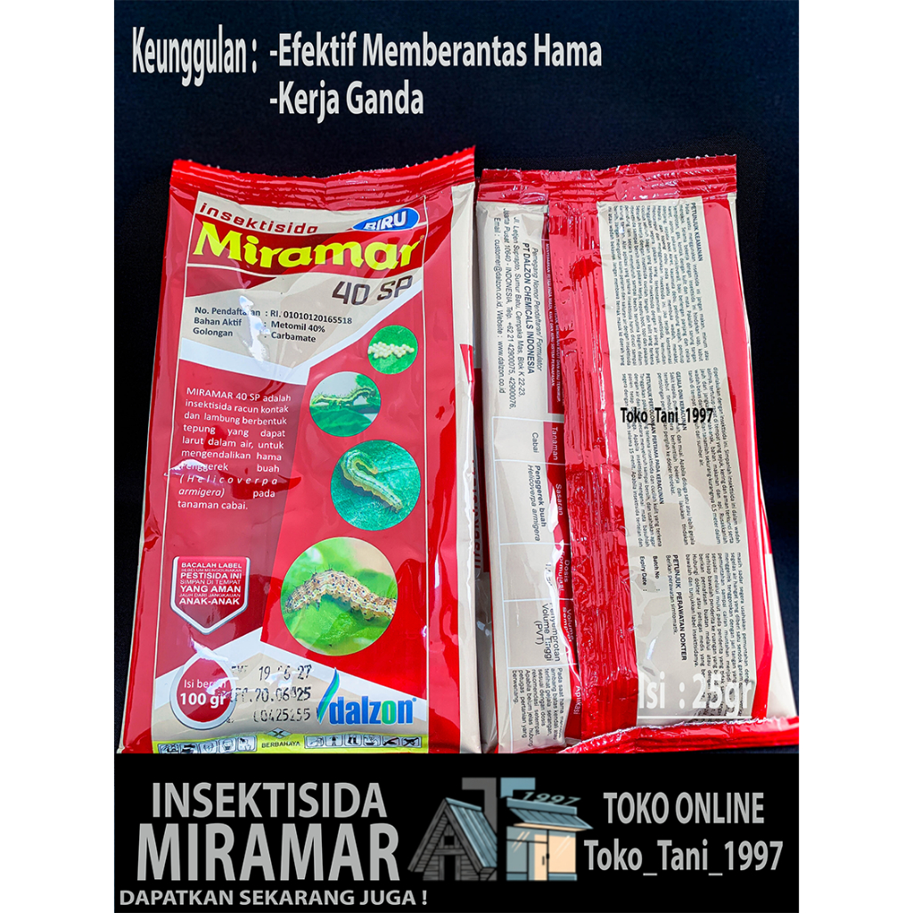 MIRAMAR 40 SP INSEKTISIDA 100gr