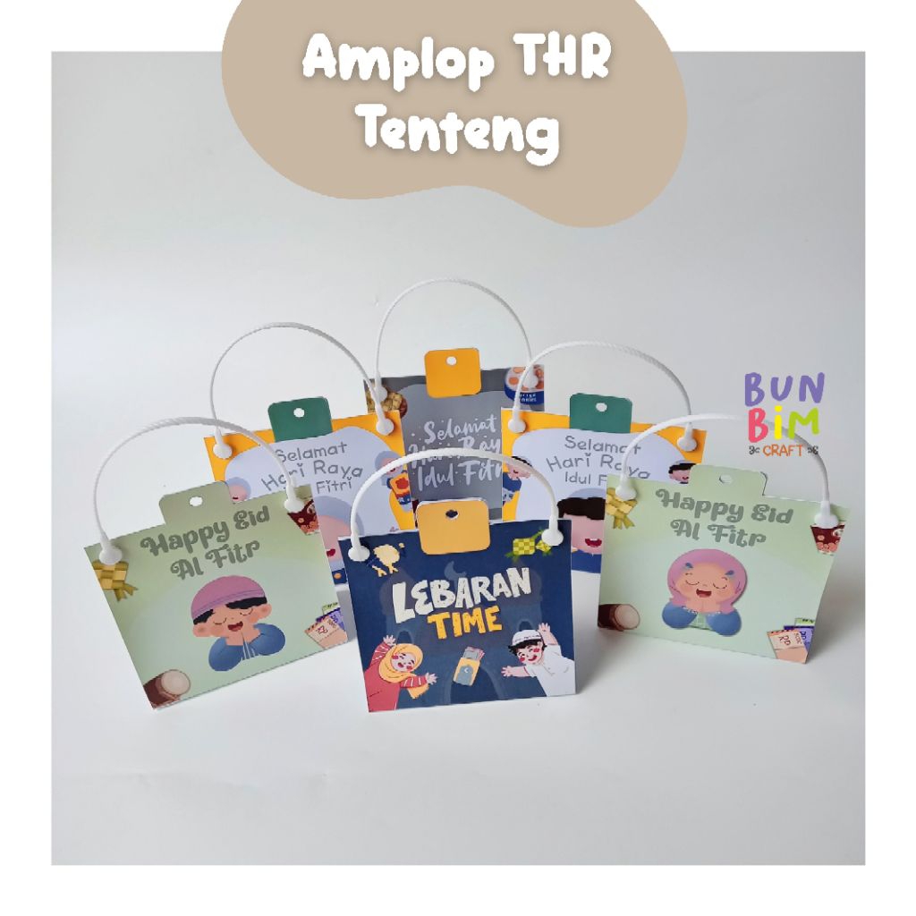 1 pack isi 10 pcs / Amplop Tenteng Idul Fitri / Angpao Idul Fitri / Amplop unik / Angpao / Angpao Le