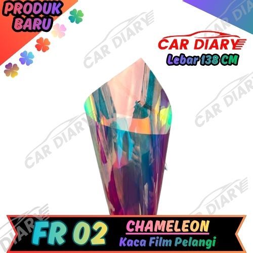 Stiker Kaca FIlm Pelangi / Kaca Gedung Chameleon / Kaca Film Bunglon