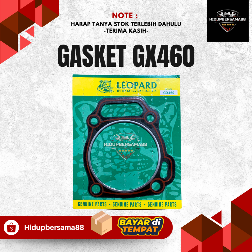 GASKET CYLINDER HEAD GX460 LEOPARD - Gx460 Gasket head packing deksel engine  CYLINDER HEAD GASKET /