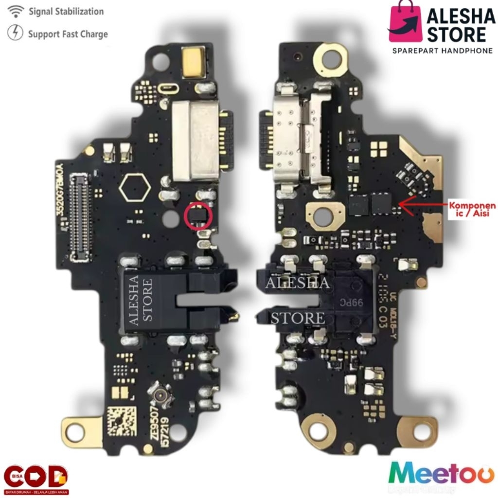 Flexibel Charger + ic FOR XIAOMI POCOPHONE X2 / REDMI K30 4G ORIGINAL 1:1 + MIC + CON H/F Full Kompo
