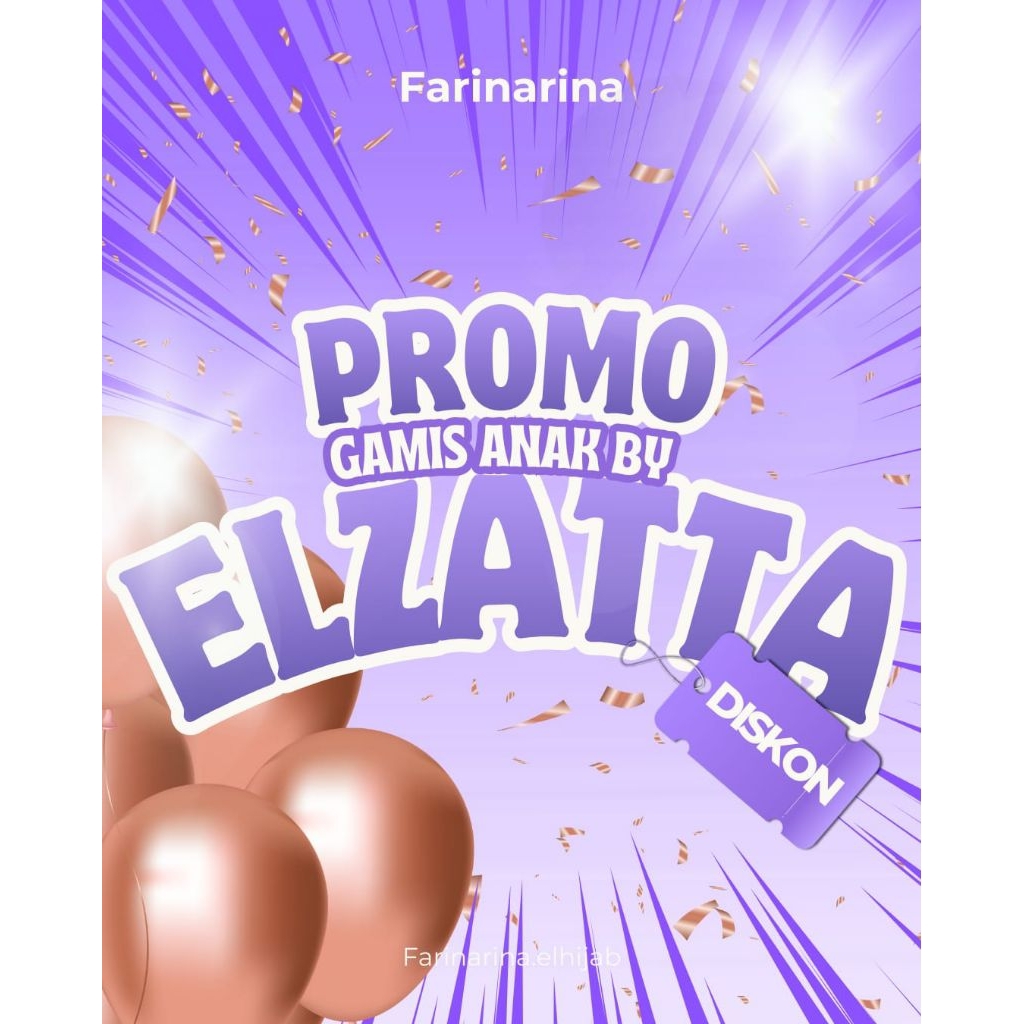 PROMO GAMIS ANAK BY ELZATTA