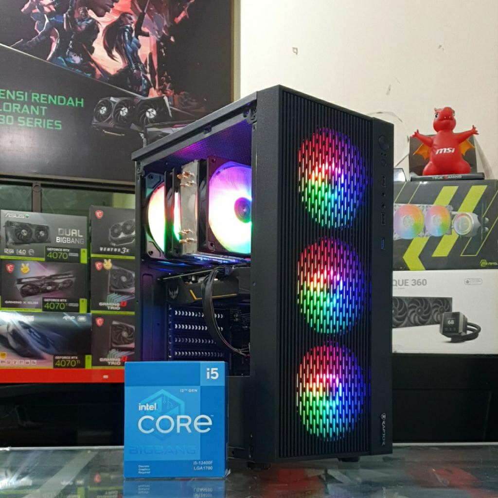 PC GAMING INTEL CORE i5 12400F RTX3050/RTX3060/RTX4060/RTX5060
