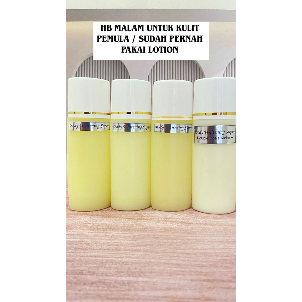 (HB MALAM) KHUSUS PEMULA ATAU KULIT YANG SUDAH PERNAH PAKAI LOTION SEBELUMNYA| HB ANGGUR | HB JASMIN