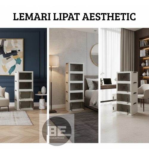 Lemari Lipat Serbaguna Susun 3 Susun 4 Susun 5  Lemari Plastik Estetik Serbaguna