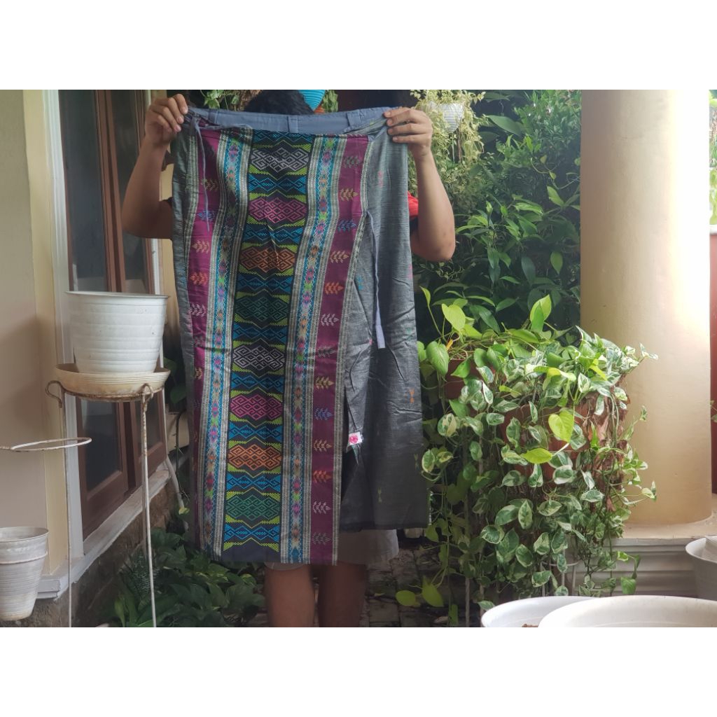 tenun batak 1 set (sarung dan selendang)