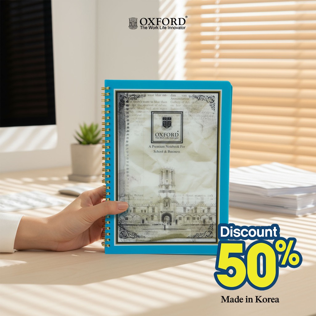 Oxford Notebook Spiral B5 - Cover PP