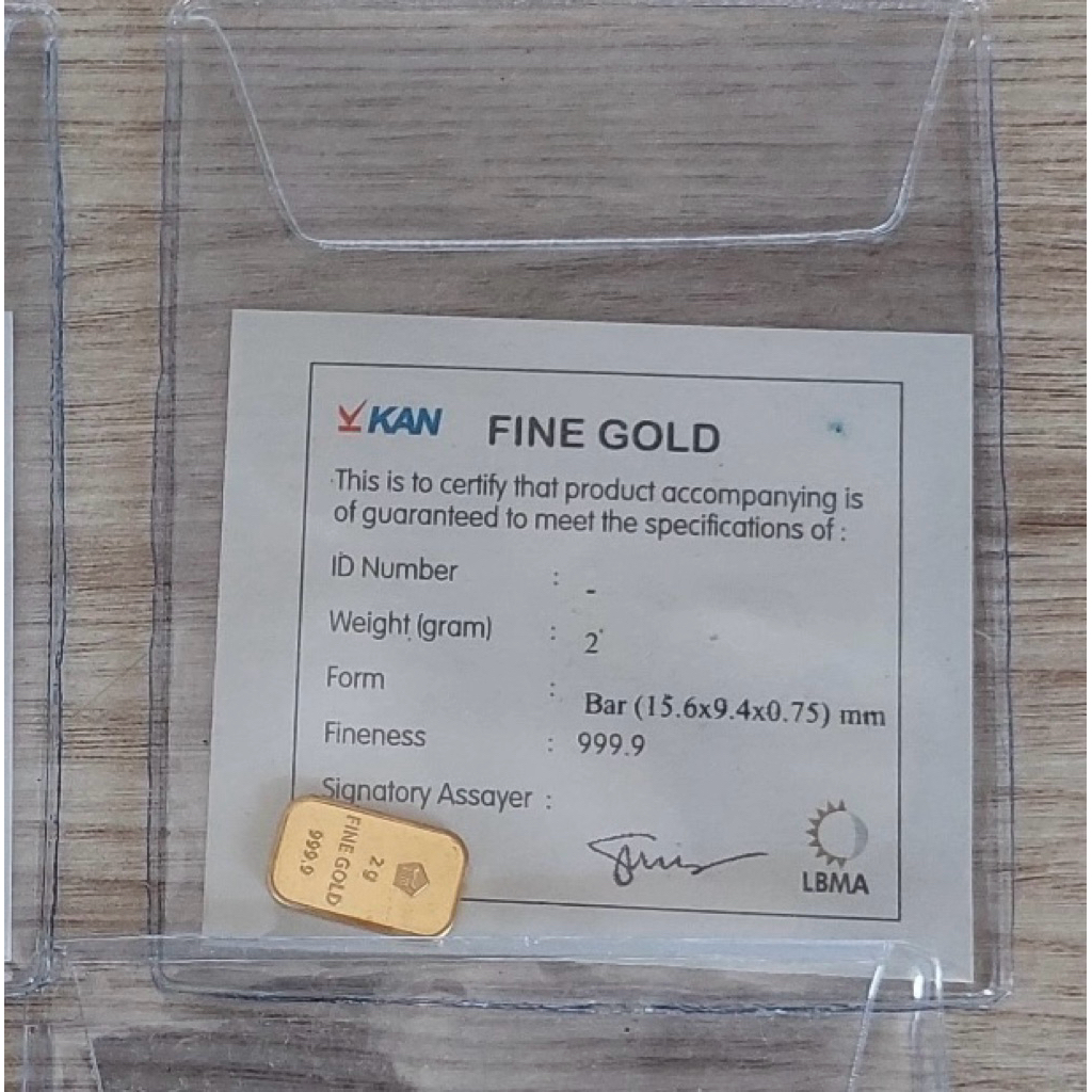 Emas Antam Retro 2gram kadar 24K