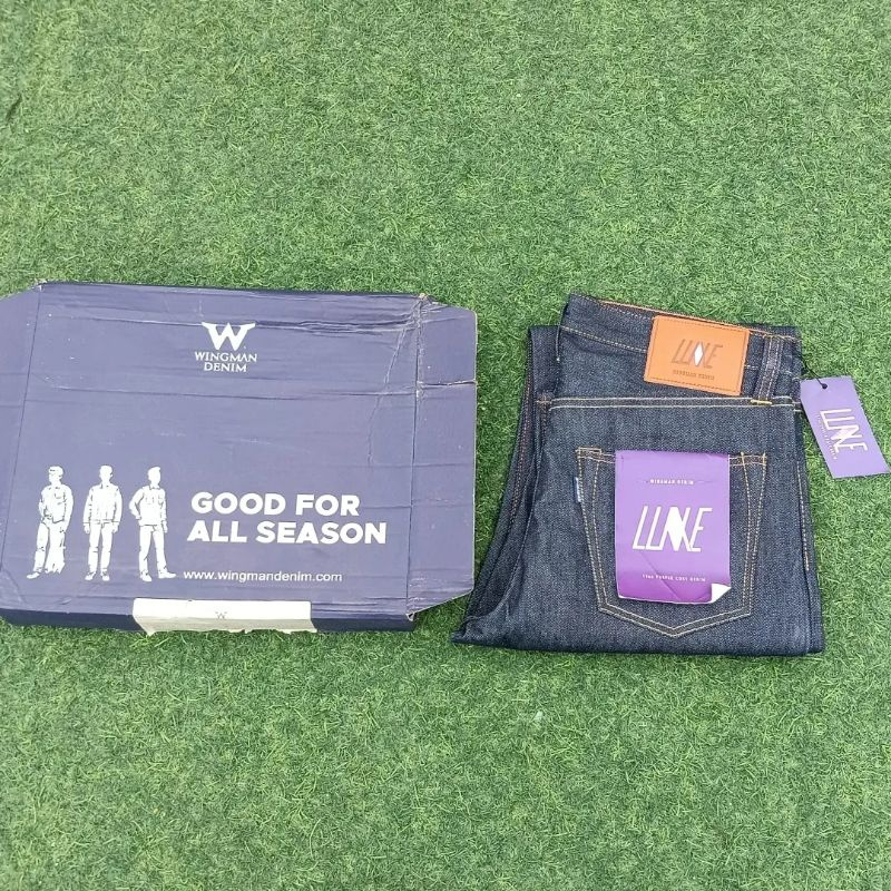 BIG SELLE 12.12 Wingman Denim 17 Oz Luxe Purple Core Denim Selvedge