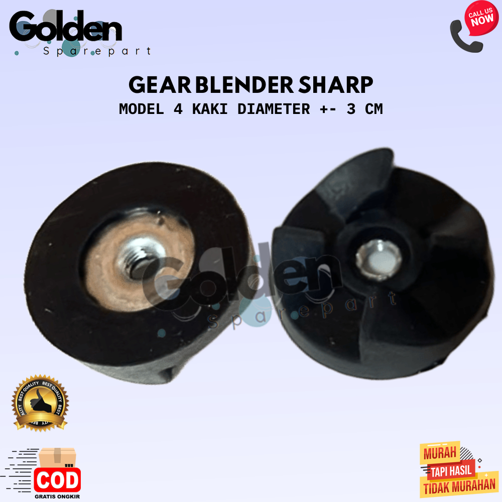 GEAR BLENDER MODEL 4 KAKI SHARP COPEL BLENDER SHARP KARET ELASTIS