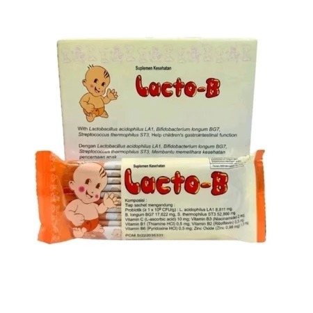 Lacto-B 10 Sachet / Promo Murah / Lacto B Sachet Vitamin & Suplemen Bayi
