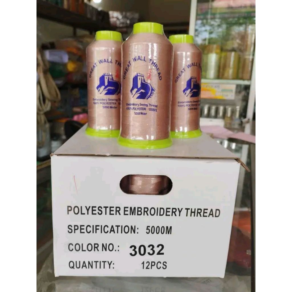 benang bordir great wall