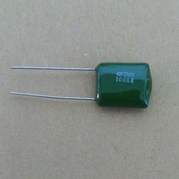 Milar 100nF 250V / Milar 104J 250v Hijau