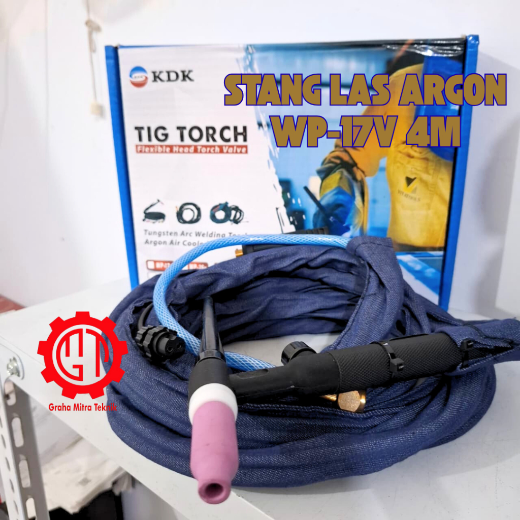 Stang Las Argon / Tig Torch KDK WP-17 4M Stang Las Manual Otomatis Tang Las MMA Travo Las Regulator 