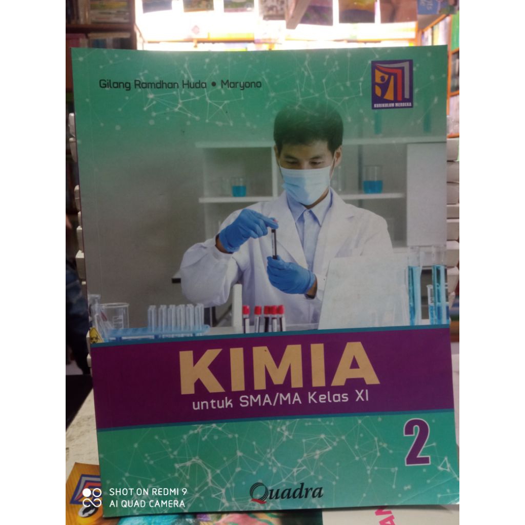 Buku kimia untuk SMA kelas 11 quadra original