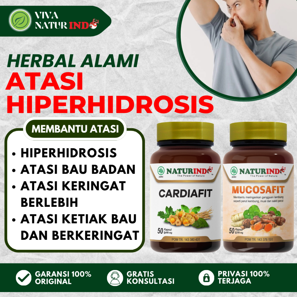 Obat Herbal Bau Badan Bau Ketiak Hiperhidrosis Permanen Keringat Berlebih Tangan Kaki Berkeringat