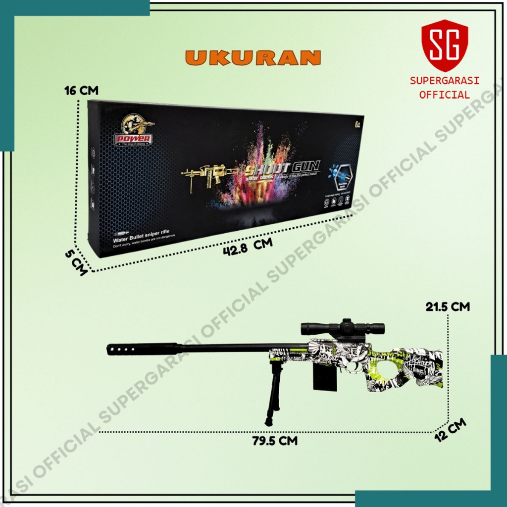 Mainan Anak Awm watergel kokang manual Shoot