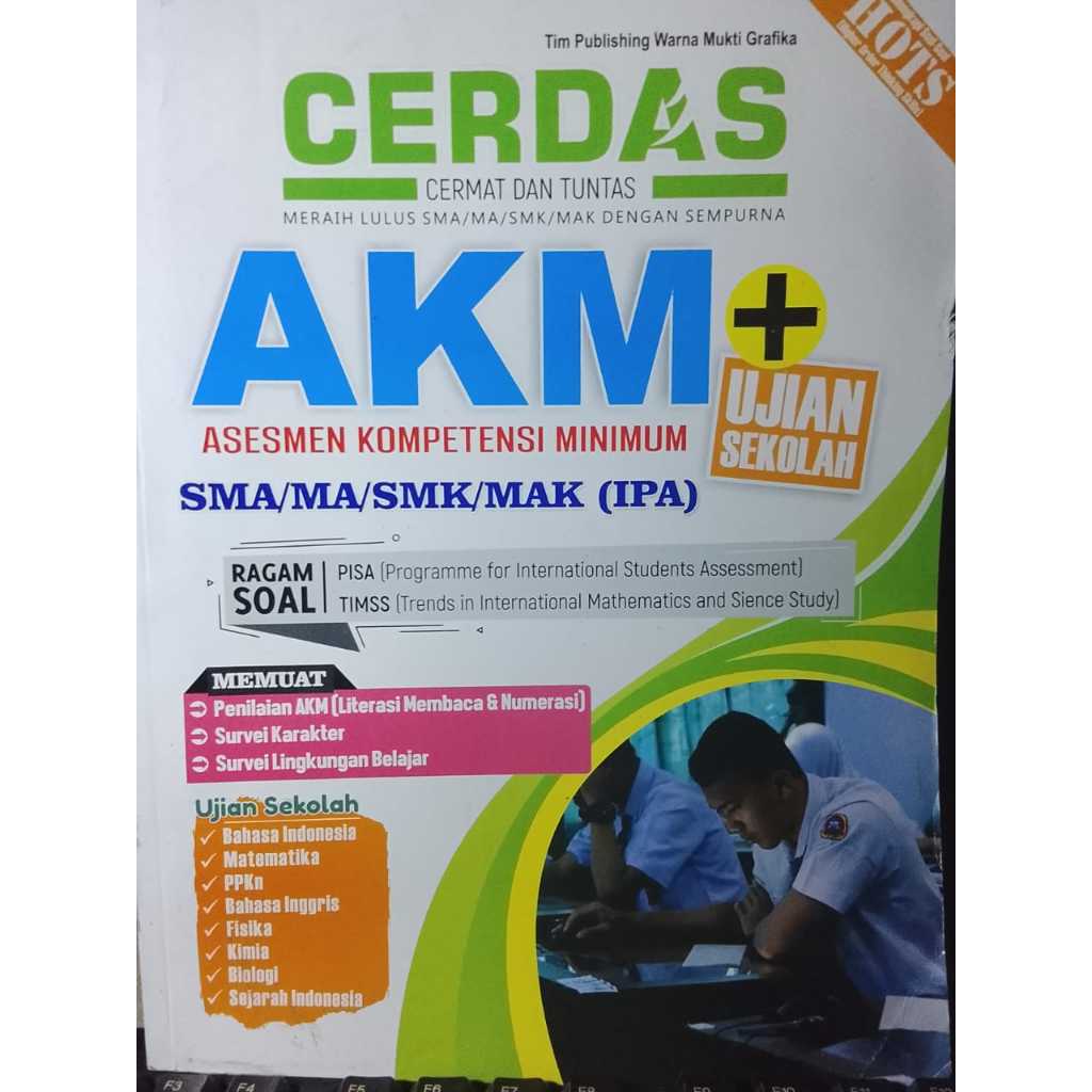 ORIGINAL CERDAS AKM SMA/MA IPA WARNA MUKTI GRAFIKA