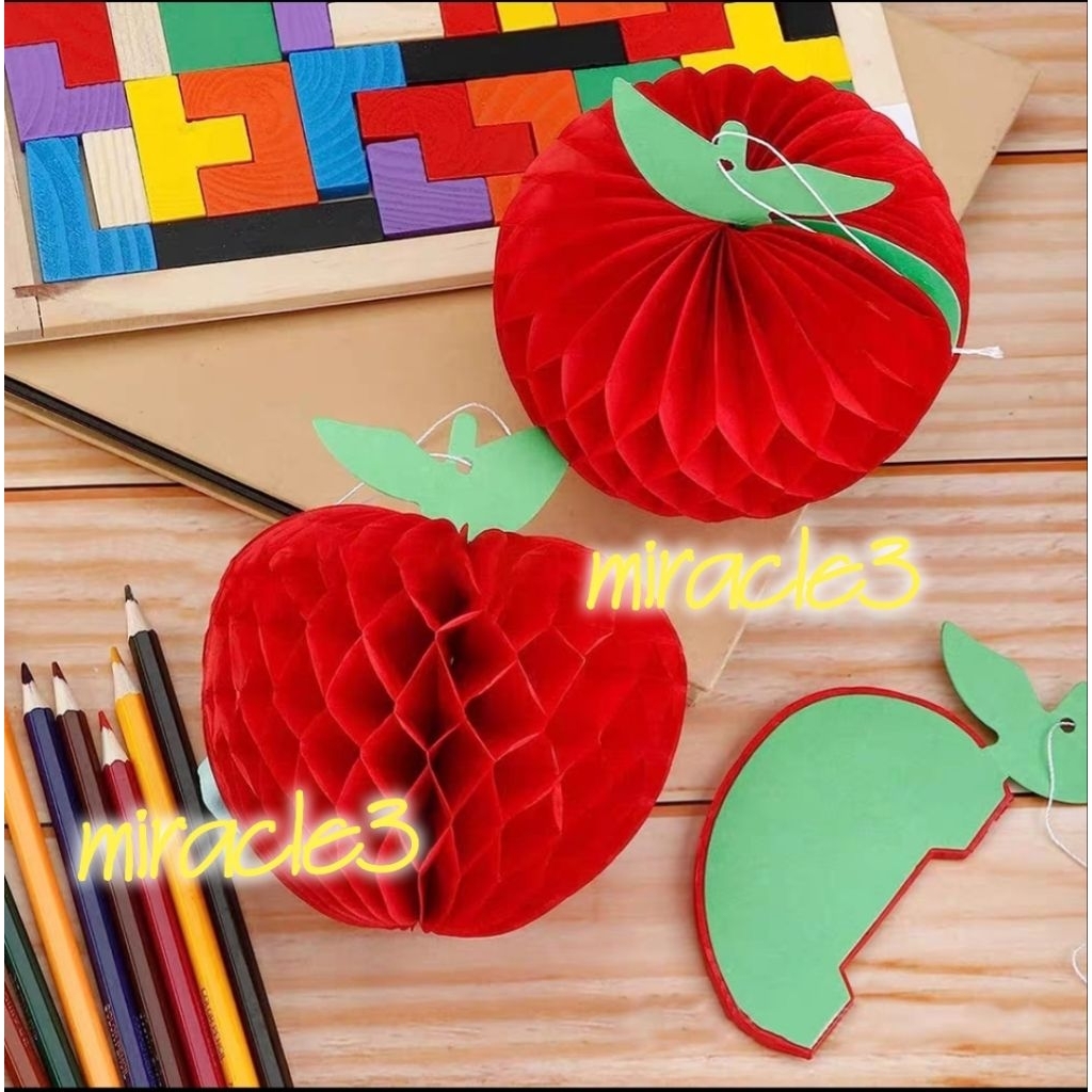 lampion apel / lampion imlek mini / lampion imlek apel / gantungan lampion mini / gantungan imlek la