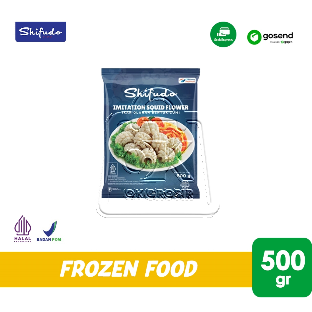 Cumi Flower SHIFUDO Frozen Ikan Olahan Bentuk Cumi (KHUSUS INSTANT)