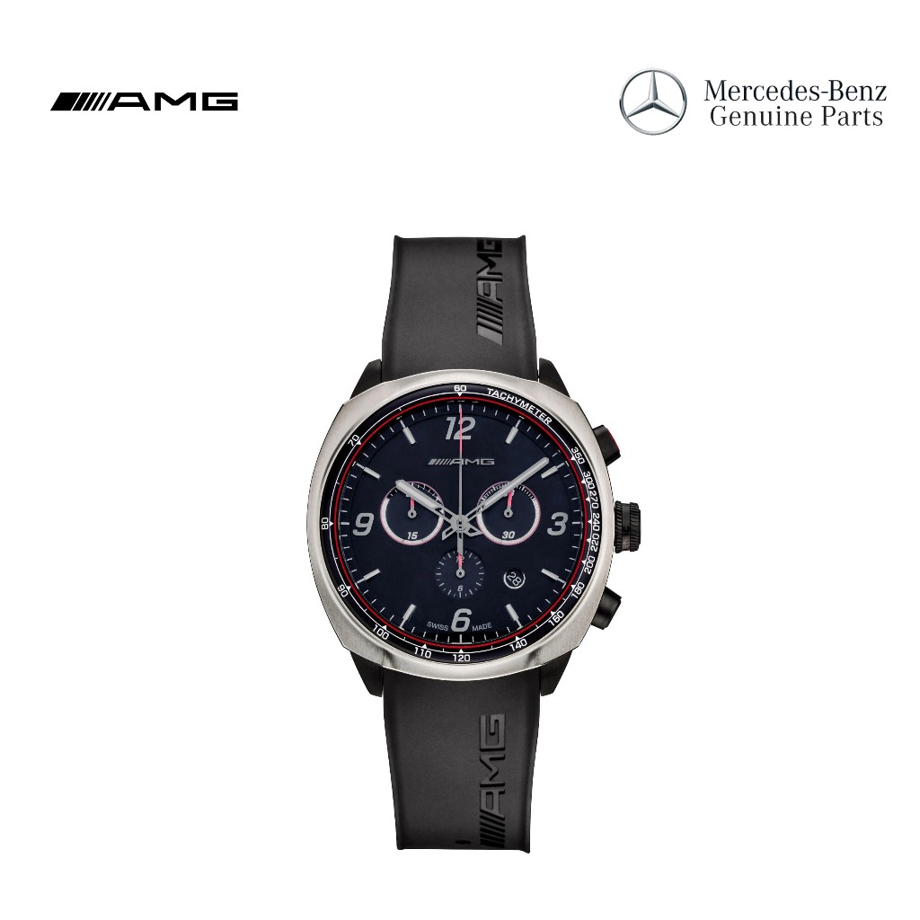 Original Mercedes Benz AMG Jam Tangan Pria Men's wristwatch Essentials Chronograph Ronda 5030