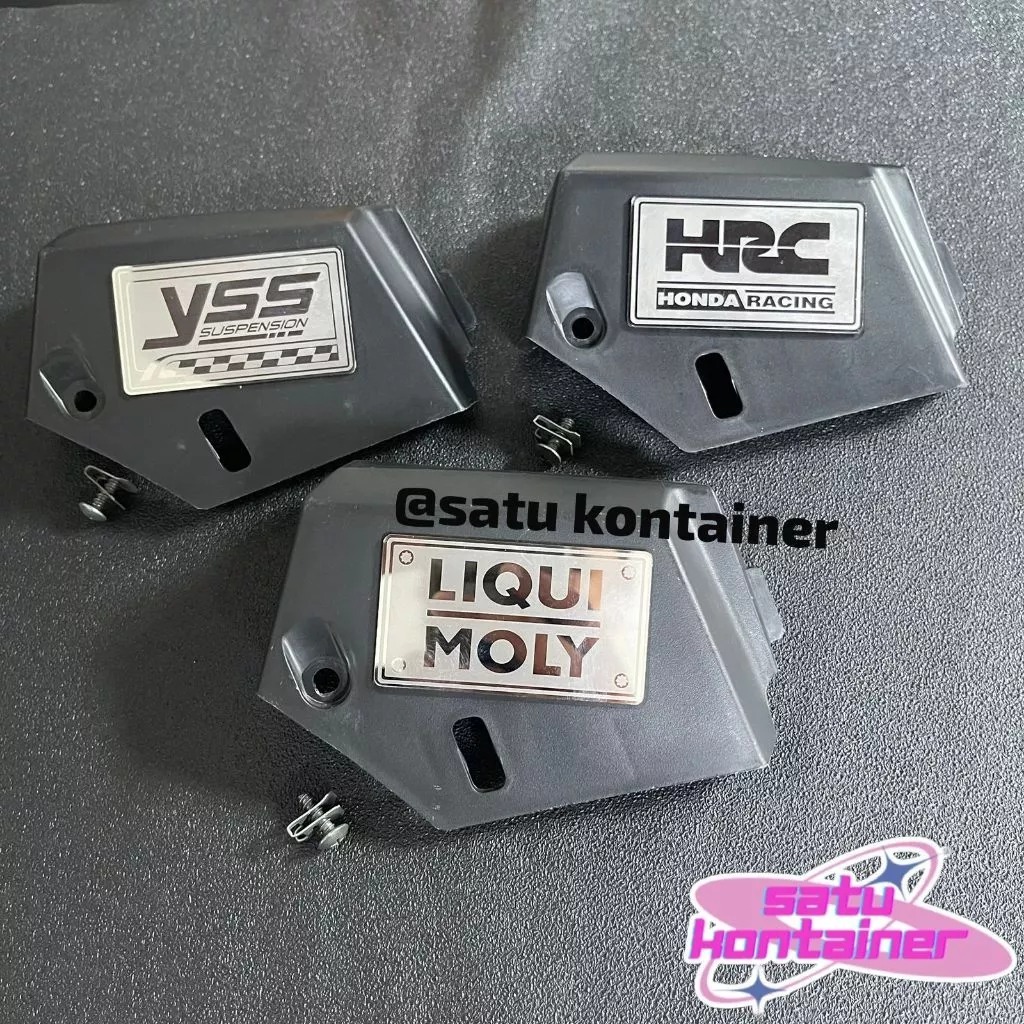COVER TUTUP RESERVOIR VARIO 125 150 OLD NEW PLUS EMBLEM HRC YSS LIQUI MOLY KOSO