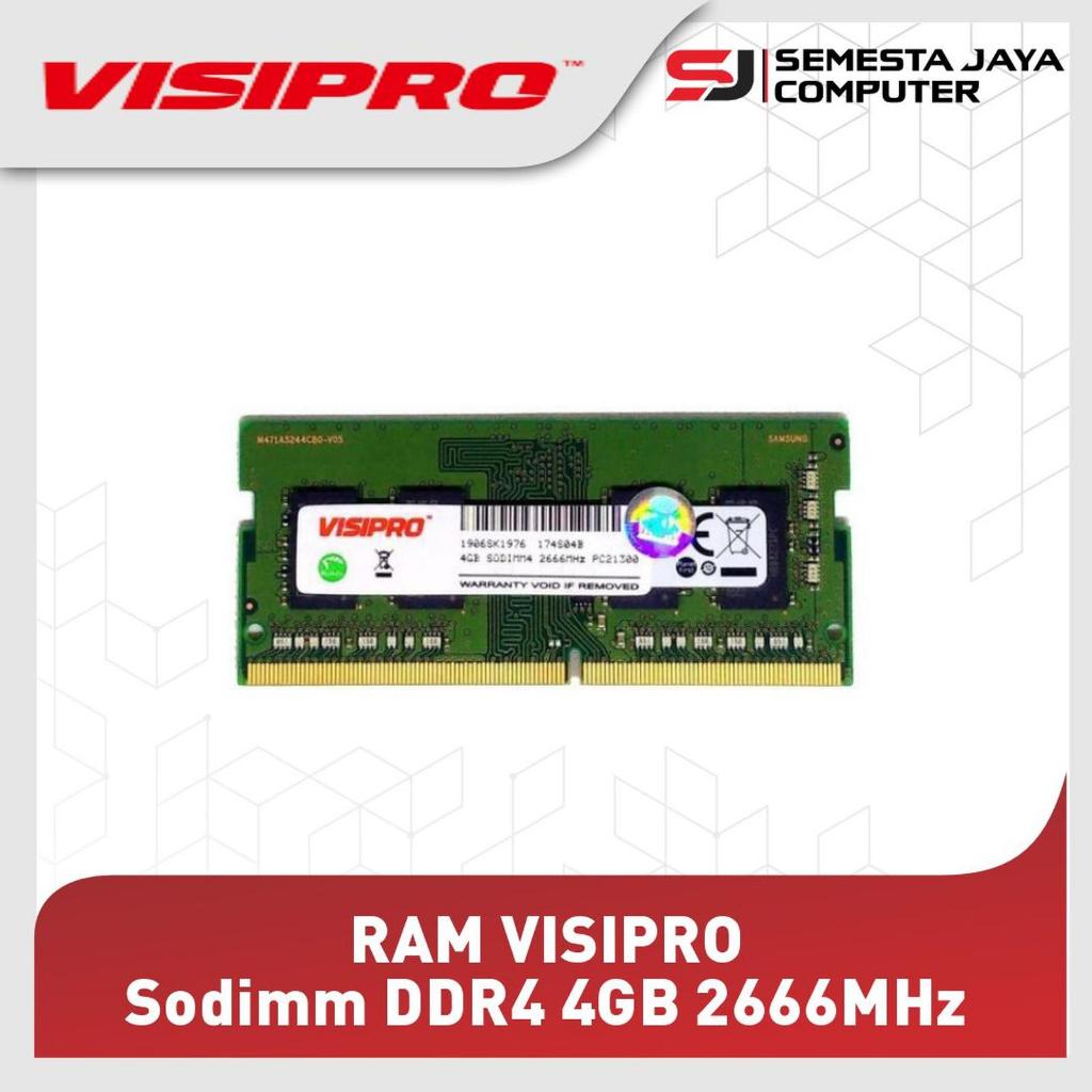 Sodimm Visipro DDR4 4GB 2666MHz