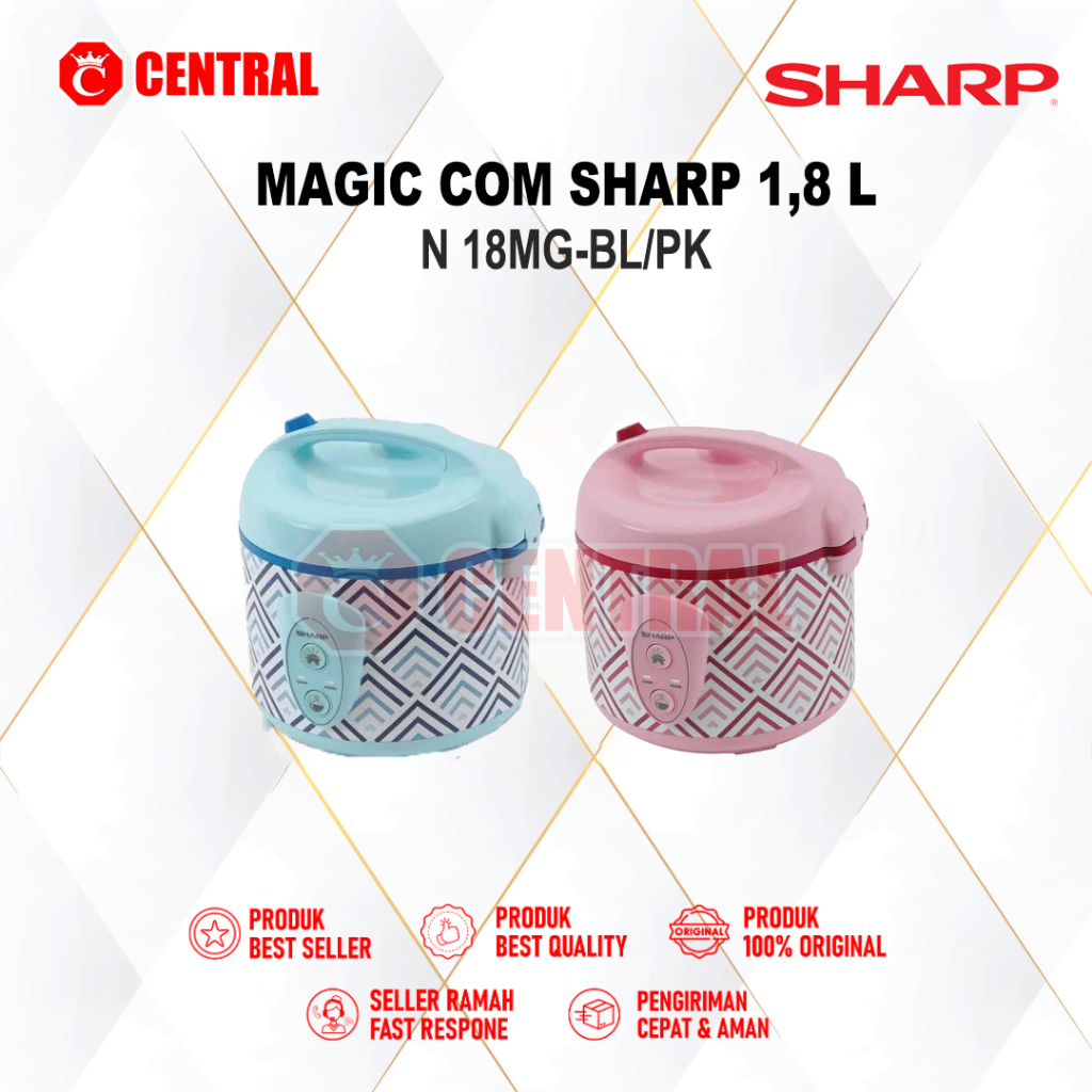 MAGIC COM SHARP KS-G18MH-BL/PK