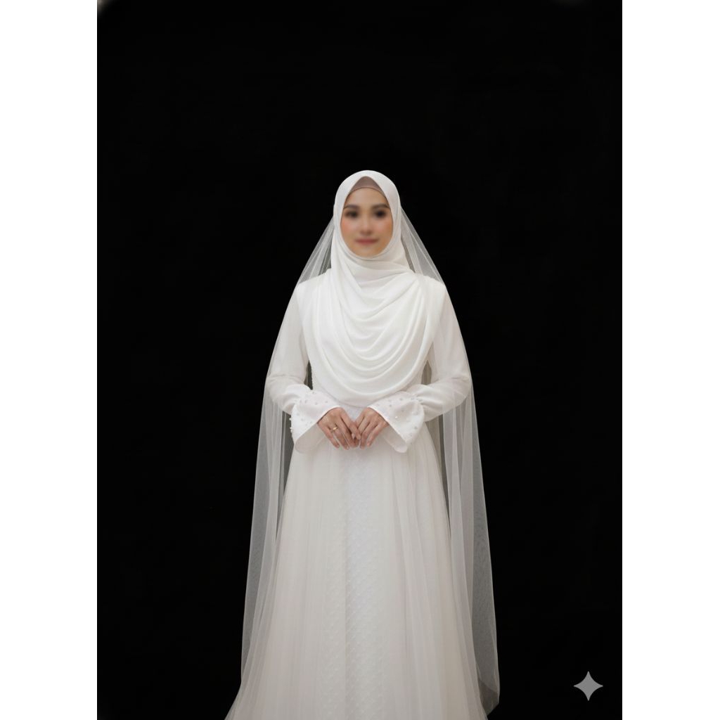 gaun nikah syar'i gaun walimah gaun akad nikah